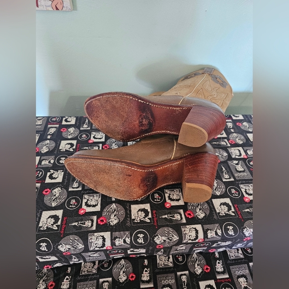 ACME Vintage Woman's Western Leather Cowgirl Boots - Picture 7 of 9